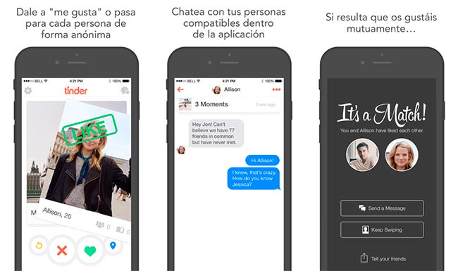  Tinder para iPhone