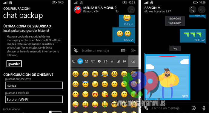 WhatsApp para Windows 10 Mobile