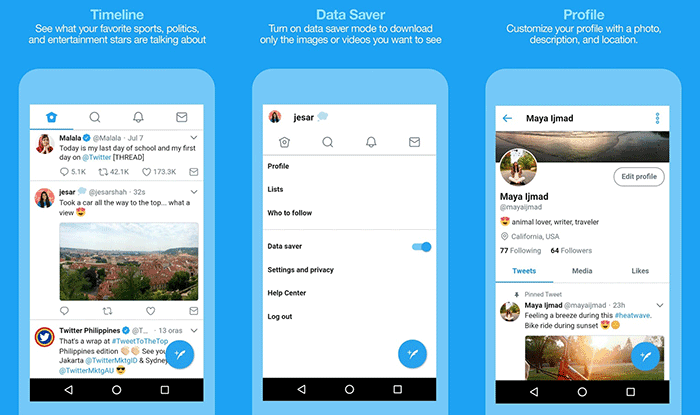 imagen Twitter Lite