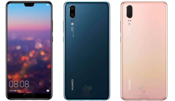 imagen colores Huawei P20