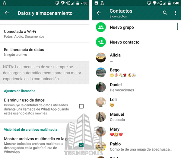 La modificación que aplicará Whatsapp para las galerías de fotos