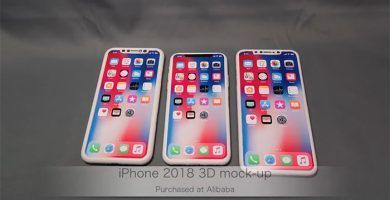 Vídeo de las maquetas de los iPhone 2018