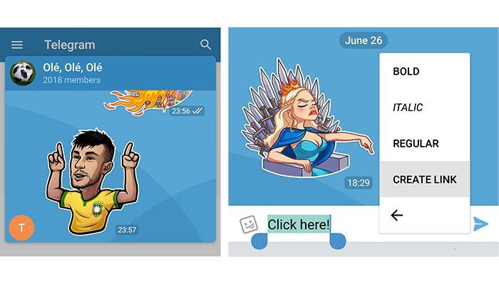 telegram para android