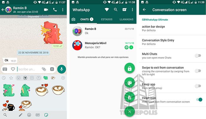 Novedades GBWhatsApp Ultimate